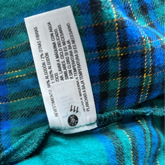 Green Plaid Kids Dress size 5T - Picture 5 of 8